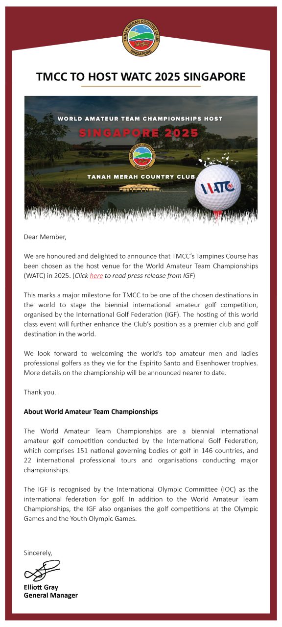 TMCC to Host WATC 2025 Singapore TMCC